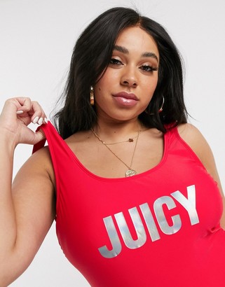 Juicy Couture logo swimsuit