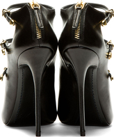 Thumbnail for your product : Giuseppe Zanotti Black Leather Pin-Strap Coline Heels