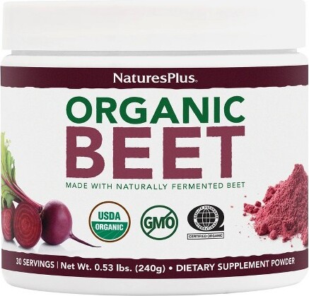 Nature's Plus Organic-BeetPowder-30ServingsbyNature'sPlus-0.53lbs.(240g)Powder