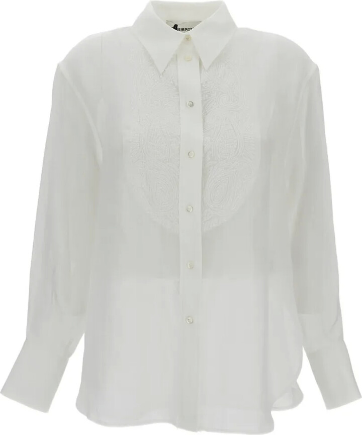 True Royal Embroidered Shirt