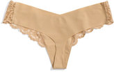 Thumbnail for your product : Commando 'Tulip' Lace Trim Thong