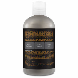 Shea Moisture African Black Soap Bamboo Charcoal Shampoo 384ml - Exclusive