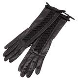 Leather Long Gloves 