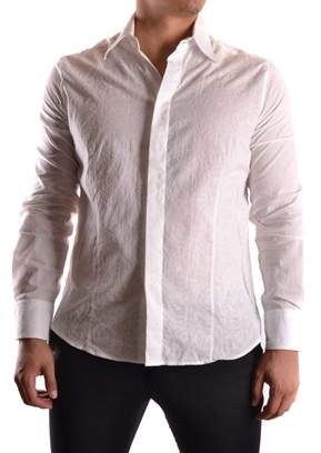 Gazzarrini Men's White Cotton Shirt