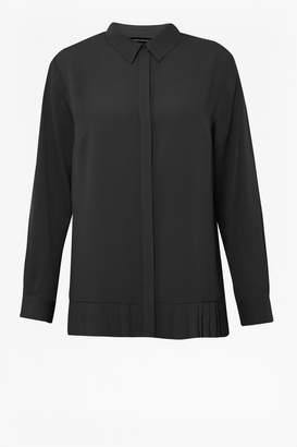 French Connection Crepe Light Pleat Shirt