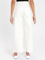 Thumbnail for your product : Articles of Society Sophie Wide Leg Jeans in Ecru Denim