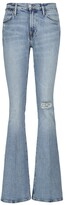 Thumbnail for your product : Frame Le High Flare distressed jeans