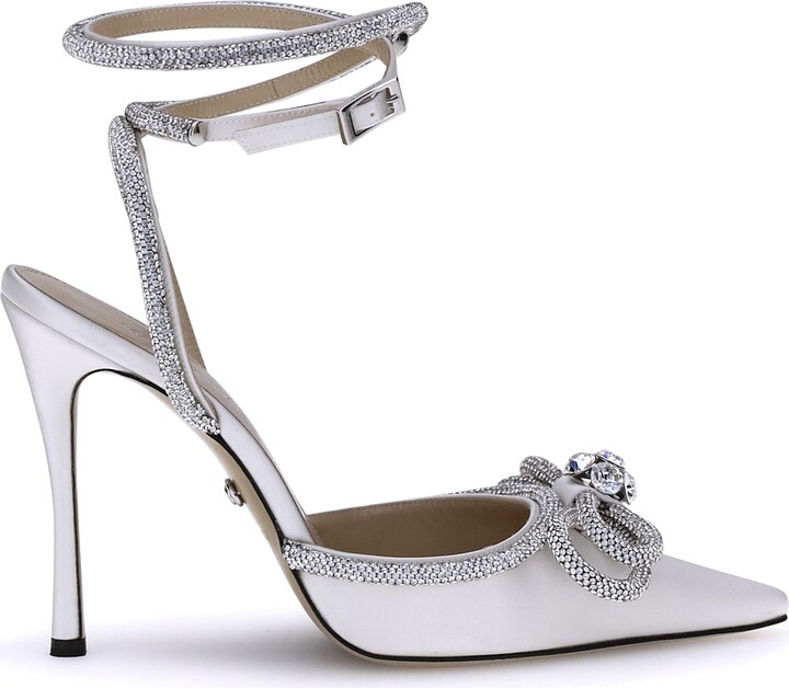 MACH & MACH Silk Pumps With Double Bow