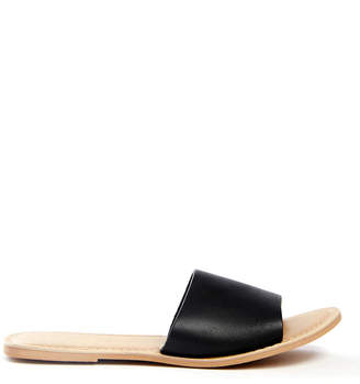 Coconuts by Matisse Cabana Black Leather Slide