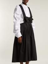 Thumbnail for your product : Comme des Garcons Girl Girl - Bow Wool Pinafore Dress - Womens - Black