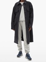 Thumbnail for your product : LES TIEN Brushed-back Cotton-jersey Track Pants - Grey