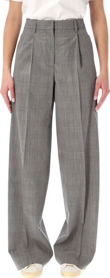 Golden Goose Oversized Checked Pants