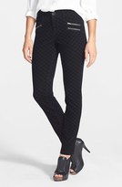 Thumbnail for your product : Nordstrom Wit & Wisdom Flocked Plaid Pants Exclusive)