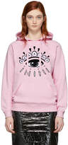 Kenzo Pink Eye Logo Hoodie 