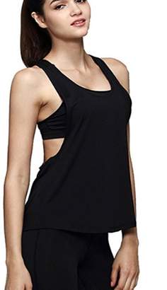 Imixshop Women Racerback Loose Yoga Running Tank Top Fitness Seeveless T-Shirt Blouse