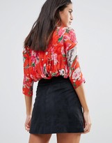Thumbnail for your product : Traffic People Floral Pleated Blouse