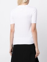 Thumbnail for your product : Patou Jacquard-knit short-sleeved jumper