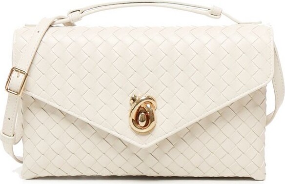 Bottega Veneta Intrecciato Knot Lock Crossbody Bag