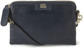 Orla Kiely Leather Poppy Bag Navy