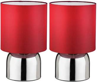 Argos Home Pair of Touch Table Lamps