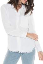 Thumbnail for your product : Bella Dahl Button Down Frayed Top