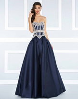Thumbnail for your product : Mac Duggal Black White Red - 62894R Embellished Sweetheart Ballgown