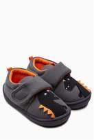 Thumbnail for your product : Next Boys Blue Shark Character Slippers (Younger)