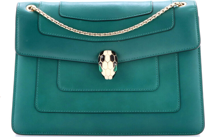 Bvlgari Serpenti Forever Shoulder Bag Leather Medium