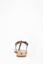 Thumbnail for your product : Forever 21 Chained Faux Leather T-Strap Sandals