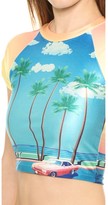 Thumbnail for your product : We Are Handsome The Bella Vista Cropped Rash Guard