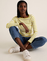 Thumbnail for your product : Marks and Spencer Pure Cotton Regular Fit Long Sleeve Top