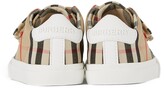 Thumbnail for your product : Burberry Baby Vintage Check Markham Straps Sneakers