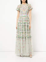 Thumbnail for your product : Needle & Thread embroidered floral gown