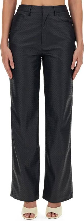 Rotate by Birger Christensen Straight-Leg Braided Pants