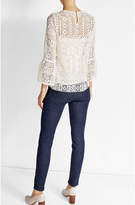 Thumbnail for your product : Philosophy di Lorenzo Serafini Cotton Top with Flared Sleeves