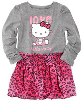 Thumbnail for your product : Hello Kitty Leopard Print Dress (Little Girls)