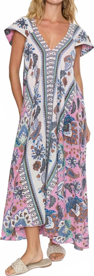 Raga Farrah Midi Dress In Fuchsia