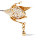 Eddie Borgo Gold-tone crystal earrings
