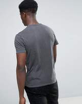Thumbnail for your product : Selected T-Shirt With Overdye Wash