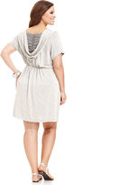 Thumbnail for your product : Dotti Plus Size Hooded Dress Cover Up