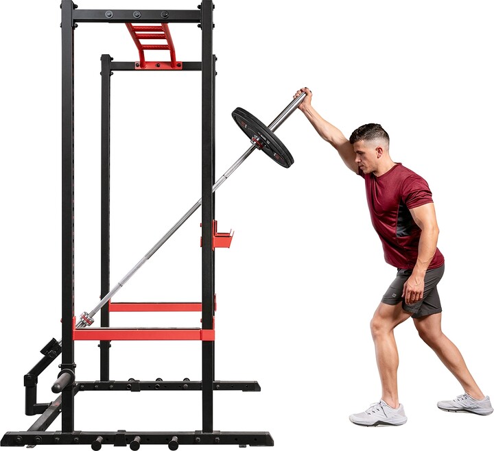 Sunny Health & Fitness Landmine Attachment for Power Rack and Cages