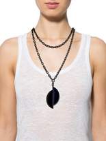 Thumbnail for your product : Paige Novick Enamel & Crystal Pendant Necklace