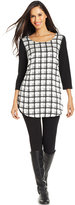 Thumbnail for your product : Style&Co. Printed Scoop-Neck Tunic