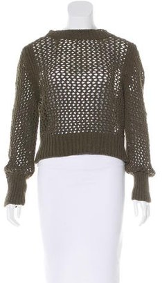 Etoile Isabel Marant Long Sleeve Open Knit Sweater