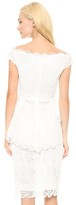 Thumbnail for your product : Lela Rose Lace Peplum Top
