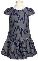 Thumbnail for your product : Armani Junior Zig Zag Drop Waist Dress