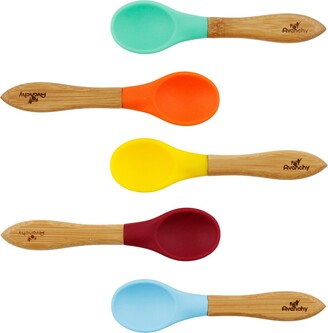 Avanchy Baby Boys and Girls Bamboo Training Spoon Set