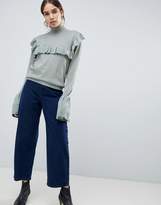Thumbnail for your product : Minimum Ruffle High Neck Jumper