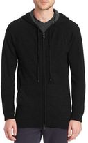 Thumbnail for your product : Vince Cashmere Zip Front Hoodie