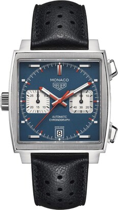Tag Heuer Stainless Steel Monaco Calibre 11 Chronograph Watch 39mm